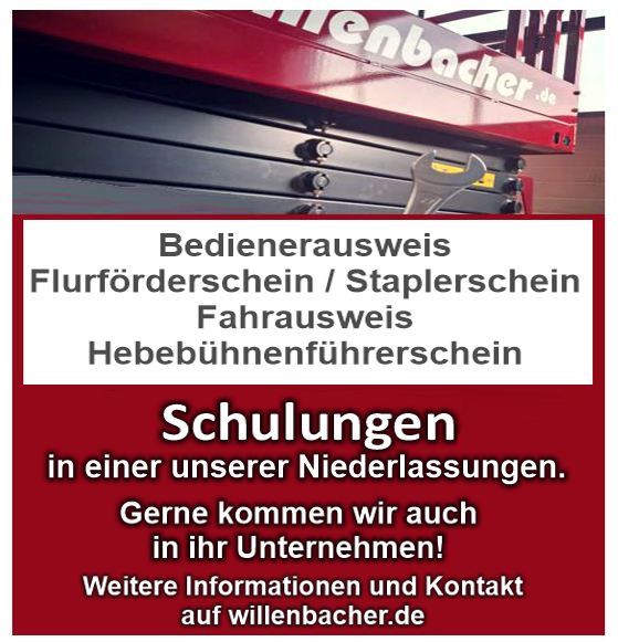 willenbacher schulung auch bei ihnen